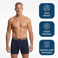 Orvena™ Men’s Ultra-Absorbent Leak-Proof Boxer Briefs