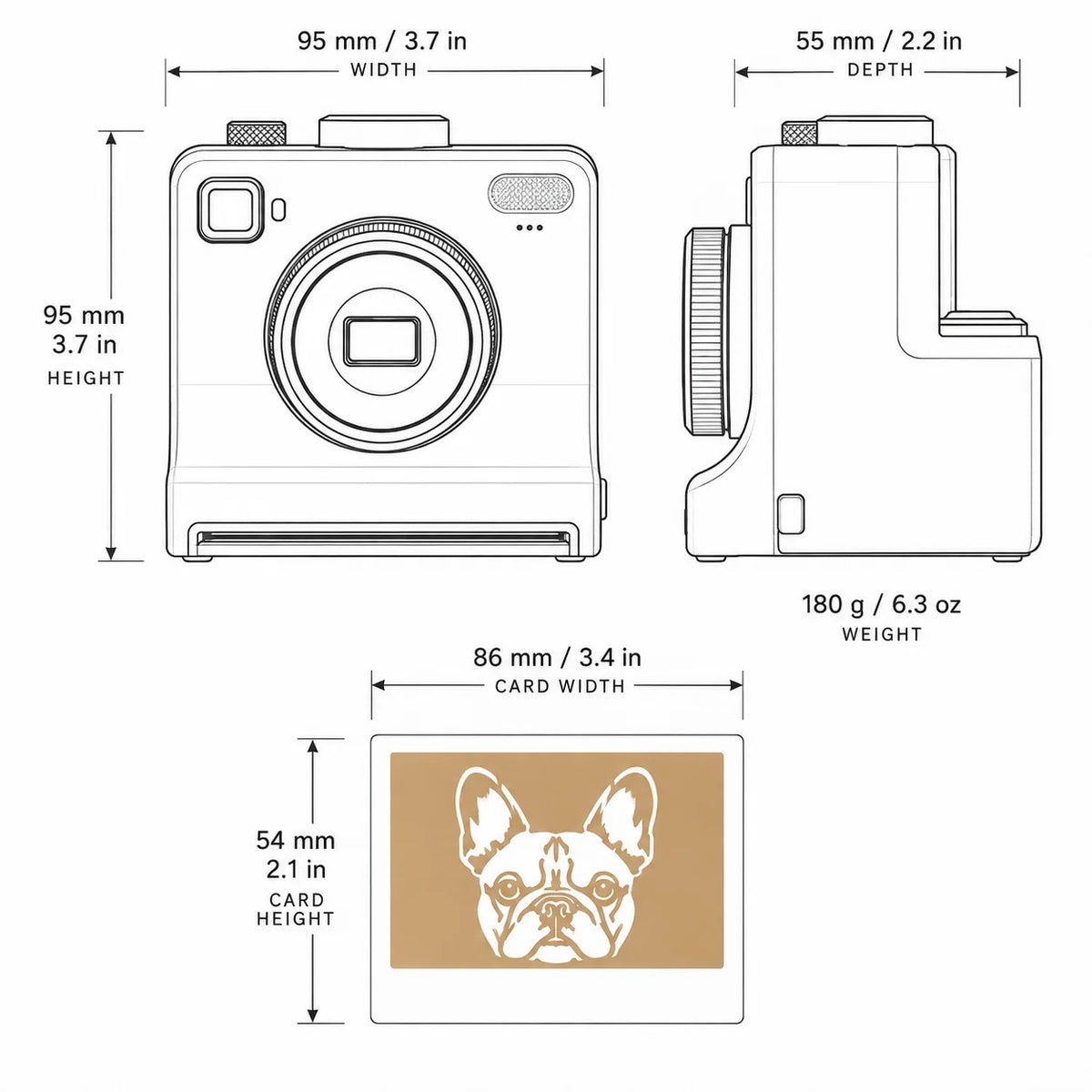 BrewCam™ Coffee Art Press + 12 Stencil Cards